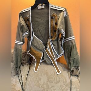 Cargo jacket and matching top set.